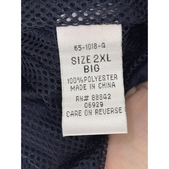 KingSize Big & Tall Mens Full-Zip Jacket No Hood Size 2XL Big Blue Two Toned - Picture 3 of 4